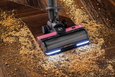 Бездротовий акумуляторний пилосос Hoover HF9 Home I 2 шт. акумулятори, до 240 м² та 60 хв роботи, потужний, бездротовий, без мішка, з LED-підсвічуванням та антизаплутувальною насадкою для будь-яких поверхонь