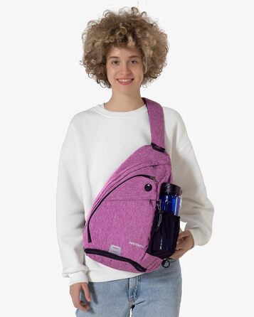 Сумка через плече Waterfly Lila - спортивна, для подорожей, хайкінгу, велоспорту та альпінізму