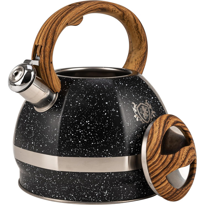 Чайник-заварник Karl Hausmann Induktion 3L з автоматичним свистком, нержавіюча сталь, для всіх типів плит