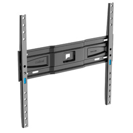 Настінний кронштейн для телевізора Meliconi Slimstyle Plus 400 S, фіксований, для ТВ 40-82 дюймів, VESA 200-300-400, для гіпсокартону, Made in Italy