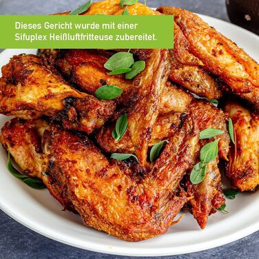 Фритюрниця Sifuplex з гарячим повітрям 6.5L з Rapid Air, сенсорне управління, 3 функції: смаження, випікання, розморожування