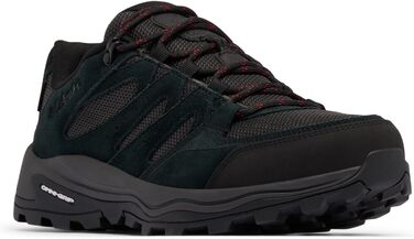 Чоловічі трекінгові черевики Columbia Redmond Iv Low Waterproof Mid Rise, чорний/червоний