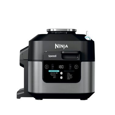 Мультиварка Ninja Speedi 5.7л 12-в-1: Мультикукер, Фритюрниця, Гриль, Slow Cooker, Духовка - Чорний ON500EU