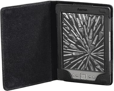 Чохол для Kindle/Kobo Arezzo від Hama (чорний) - захисна обкладинка на магнітній застібці, 6