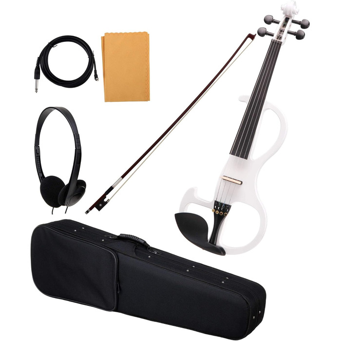 Електроскрипка Cantabile EV-90WH біла (з підсилювачем, ялина/клен/ебоніт)