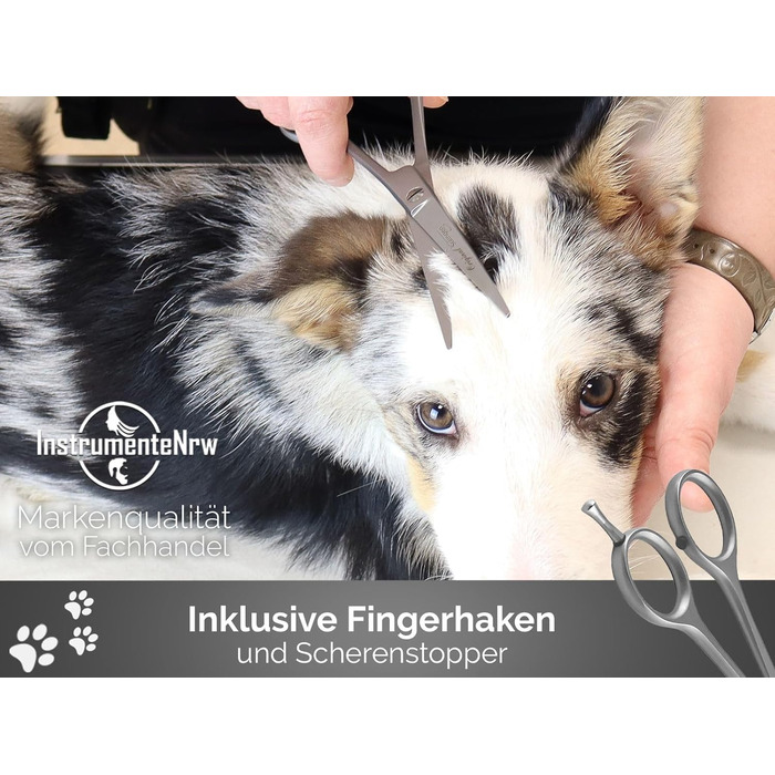 Ножиці для стрижки собак Solingen, ножиці для догляду за шерстю, ножиці для собак та котів, 16,4 см, Made in Germany
