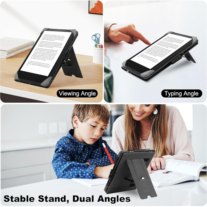 Чохол для Kindle, Kobo, Pocketbook, Tolino, Sony eReader (6.8'') з підставкою, шкіра, Konstellation