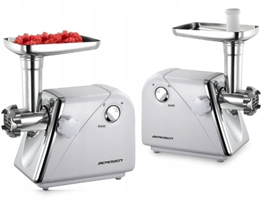 М'ясорубка Bergner 590695202037812121, сріблястий/сірий, 1200 Вт