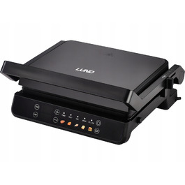 Складаний електричний гриль Lund 67440, чорний, 2000 Вт