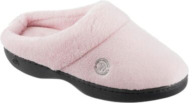 Isotoner жіночі капці-слайдери з піною пам'яті, модель Classic Hoodback W, колір Peony, розмір 37-38 (US 7.5-8 M)