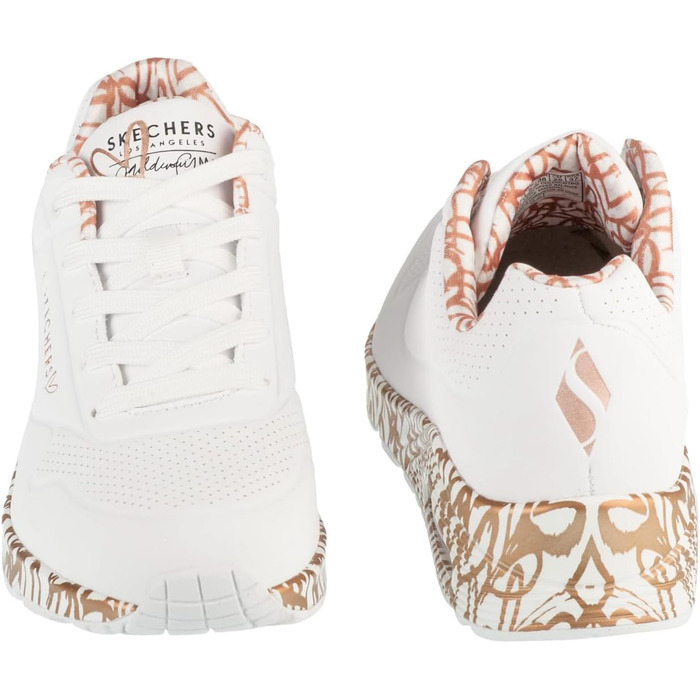 Дитячі кросівки Skechers 155506 (35.5 EU) - білі, з рожевим декором