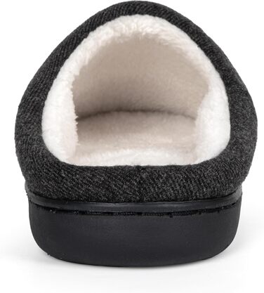 Теплі домашні тапочки для жінок та чоловіків з антиковзкою підошвою – Утеплені зимові пантофлі | Memory Foam HOD06 40/41 EU Чорні