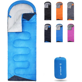 Lightweight Waterproof Sleeping Bag for Adults - Cold Weather Backpacking Sleeping Bag for Camping, Hiking, and Outdoor Travel | Includes Compression Bag