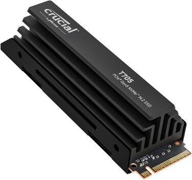 SSD Crucial T705 2TB PCIe Gen5 NVMe M.2 - до 13600 МБ/с, DirectStorage, сумісний з PCIe 4.0