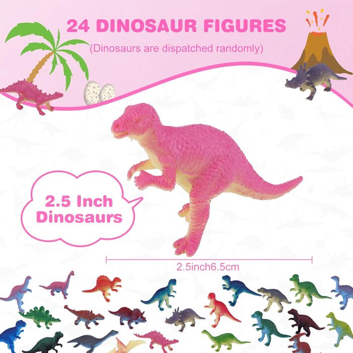 Дитячі навушники JYPS для школи та планшета (3-10 років) з мікрофоном (рожевий динозавр)