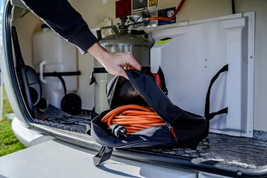 Brennenstuhl Extension Cable Transport and Storage Bag (Cable bag with double carry handle, dust and splash-proof, washable, ideal for campsites and construction sites)