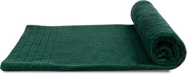 Набір рушників Tens Towels 8 предметів: 2 великі банні рушники, 2 рушники для рук, 4 серветки, 100% бавовна, гігроскопічні та швидкосохнучі, колір Jäger-grün (зелений), Large