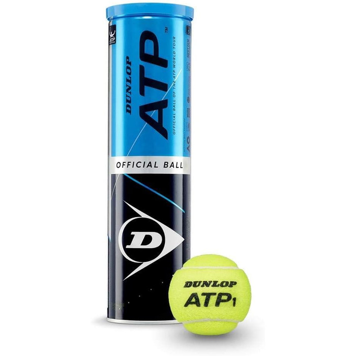 Dunlop ATP Official Tennis Balls - 12 Pack (3 x 4)