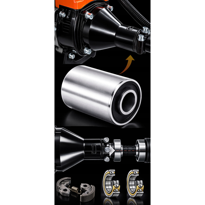 Тример-коса електричний MAJSTER PL MP0415 PRO для стрижки трави