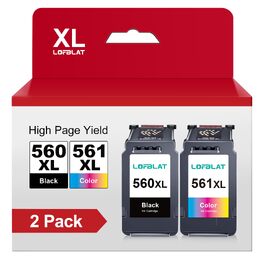 Картриджі для принтера Canon PG-560XL та CL-561XL (комплект чорний та кольоровий), сумісні замінники