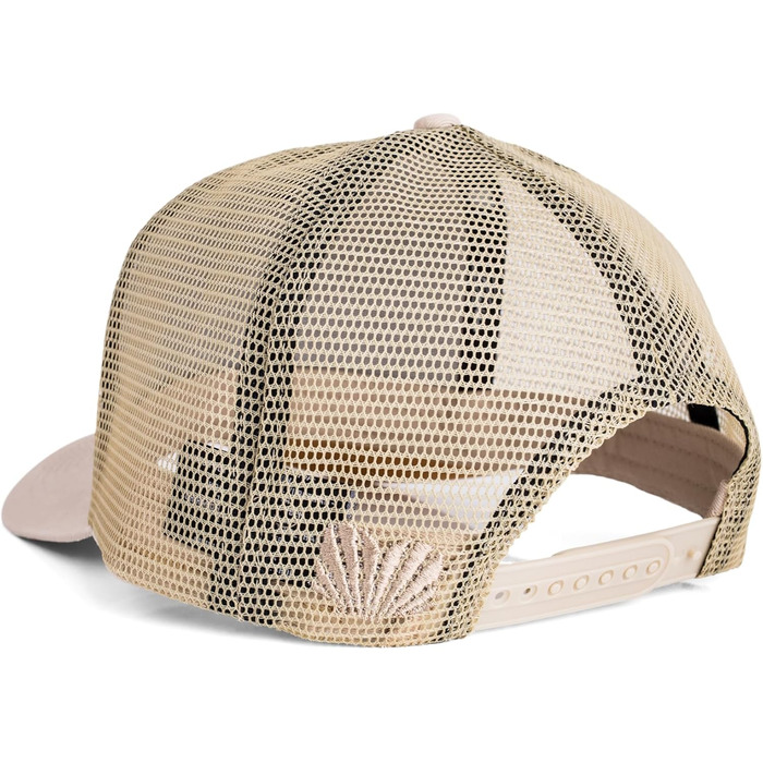 Кепка бейсболка Blackskies Essentials Trucker (бежево-коричнева) | Унісекс, сітка, для чоловіків та жінок, streetwear, outdoor, літо