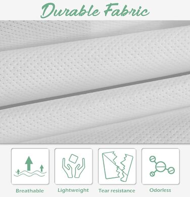 Чохол для вечірньої сукні MISSLO, 177см, дихаючий, з кишенями, для подорожей, білий. Підходить для весільних та довгих суконь, костюмів.