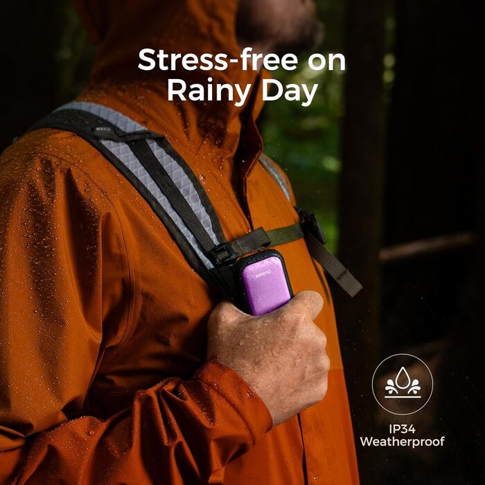 Електричні грілки для рук OCOOPA UT4 5000mAh - 2 шт. Водонепроникні, швидкий нагрів, USB, для зими, Outdoor