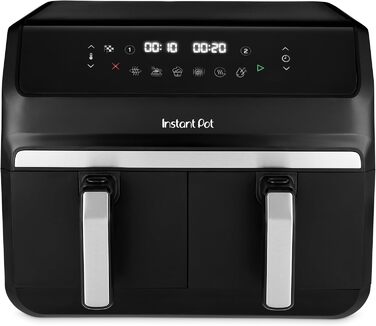 Фритюрниця повітряна Instant Pot Vortex Compact Trüffel Grau 5 л, 4-в-1, сімейний розмір, з антипригарним покриттям