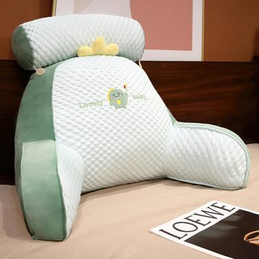 Подушка для спини з підлокітниками, 60x40 см - для читання, відпочинку та перегляду телевізора