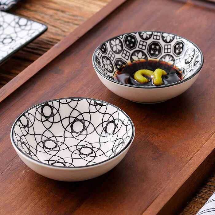 Набір посуду Vancasso HARUKA Sushi Set: 6 предметів для суші (2 особи), порцеляна, Японія