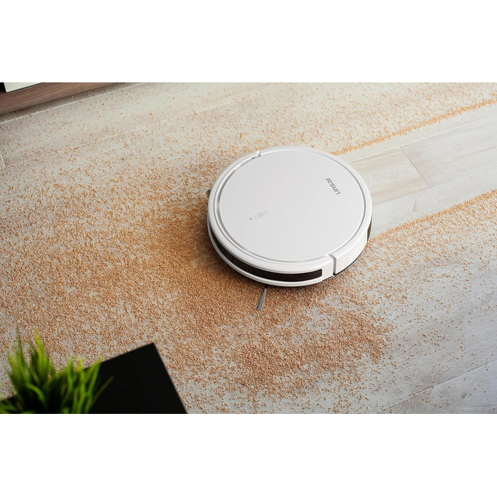 Робот-пилосос з функцією миття - для килимів, твердих поверхонь та шерсті тварин. З пультом дистанційного керування та стацією для зарядки. Робочий час до 120 хвилин, керування через додаток.