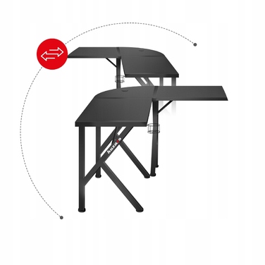 Ігровий стіл Huzaro Hero 6.3, чорний