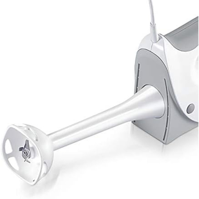 Ручний міксер Bosch MFQ3540: 2 вінчики, 2 гаки для тіста, пюрірувач, 5 швидкостей, 450 Вт, білий