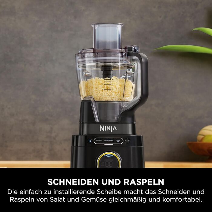 Ninja 2-in-1 Detect Power Mixer Pro with Single Serve - 1200W Power Blender with Pitcher & 2 Single Serve Cups - Smoothie, Vegetable & Frozen Drink Mixer - TB301EU