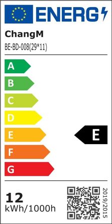 LED настінне освітлення ChangM 2 шт. 12W з вимикачем, диммер, акрил, тепле світло 2700K для дому, вітальні, спальні, сходи, коридору