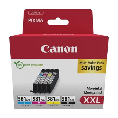 Оригінальний набір чорнильних картриджів Canon CLI-581XXL Multipack