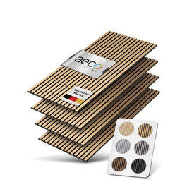 колір: шпонований дуб | акустичний фетр чорний