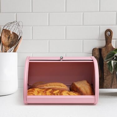 Бротокнига HollyHOME з нержавіючої сталі, рожева, для кухні
