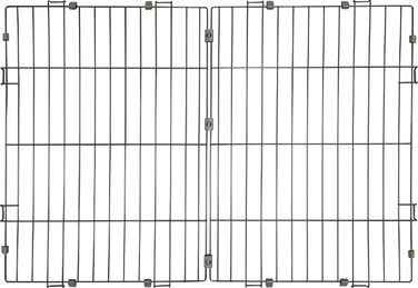 Клітка-вольєр для собак, котів та кроликів Iris Ohyama, 1.7 м², 8 панелей, WPC-24, чорний, з колесами