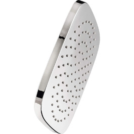 aquaSu® Overhead Shower Offertio with 1 Spray Pattern | Square | Chrome | 50 x 50 cm Spray Plate | with Ball Joint | Anti-limescale Nozzles | Standard Thread: 1/2 | Wellness Rain Shower | 72278 0 (Oliva - 25 cm)