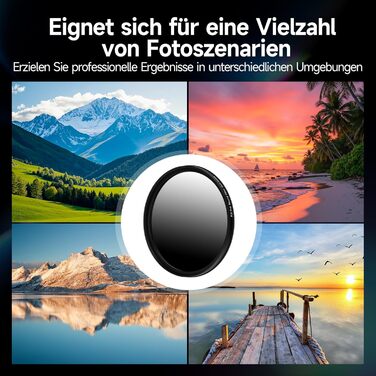 Фільтр градієнтний Rollei F:X Pro Soft GND 8 (62 мм) для ландшафтної та архітектурної фотографії