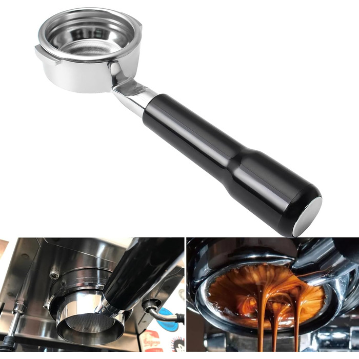 Портфільтр без дна DIBTSA 58 мм з фільтром для еспресо-машин Breville Dual Boiler BES920XL/BES900XL, змінна насадка для кавомашини