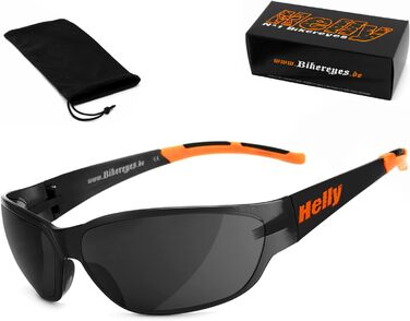 Мотоокуляри Helly No.1 Bikereyes i-cut – сонцезахисні, антизапотівальні, вітрозахисні, ударостійкі, для мотоциклістів