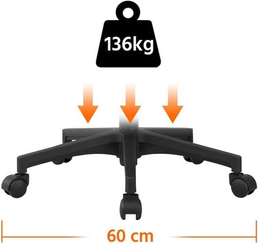 Офісне крісло Yaheetech ергономічне з сітчастою спинкою, регульоване, з підлокітниками, для офісу та дому, 136 кг, фіолетовий