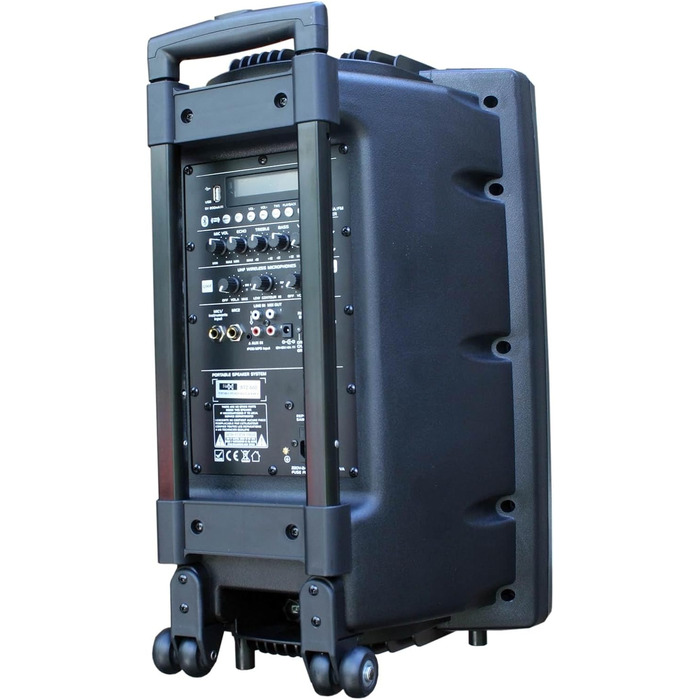 E-Lektron EL30-M MK-III: Портативна акустична система 700W з Bluetooth, MP3, USB, SD, 2 мікрофона та пультом - Soundsystem