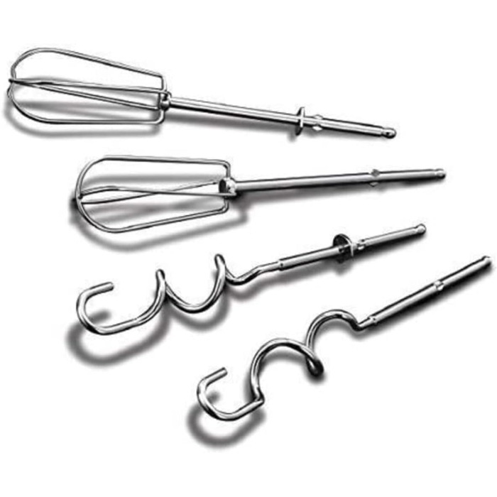 Міксер Russell Hobbs Handmixer Matt Schwarz 24672-56: 5 швидкостей + турбо, 2 насадки, зручна парковка