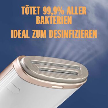 Conair Turbo ExtremeSteam: праска з парою, 5 режимів, 25 г/хв, швидкий нагрів, 3 насадки, білий/бежевий, EU