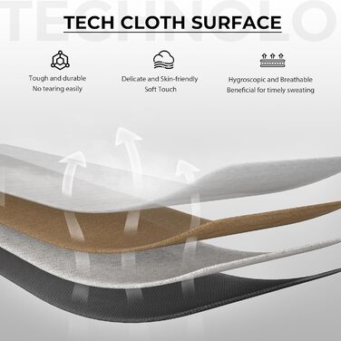 Ігровий крісло Dowinx з тканиною та кишеньковим пружинним подушками, ергономічний ігровий крісло з функцією масажу, велике та високе комп'ютерне крісло з підніжкою XXL, білий, Komf-AL