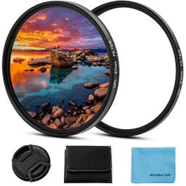 Набір фільтрів Fotover 49mm: UV та CPL для камер Canon, Nikon, Sony, Pentax, Olympus, Fuji