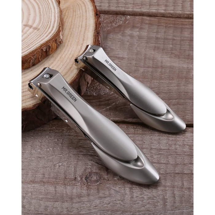 Професійний набір для стрижки нігтів Mr. Green з збирачем для жінок та чоловіків, різних розмірів (2 шт.)